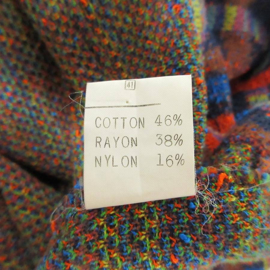 MISSONI（ミッソーニ） 美品 チェックジャガード 半袖 ロング