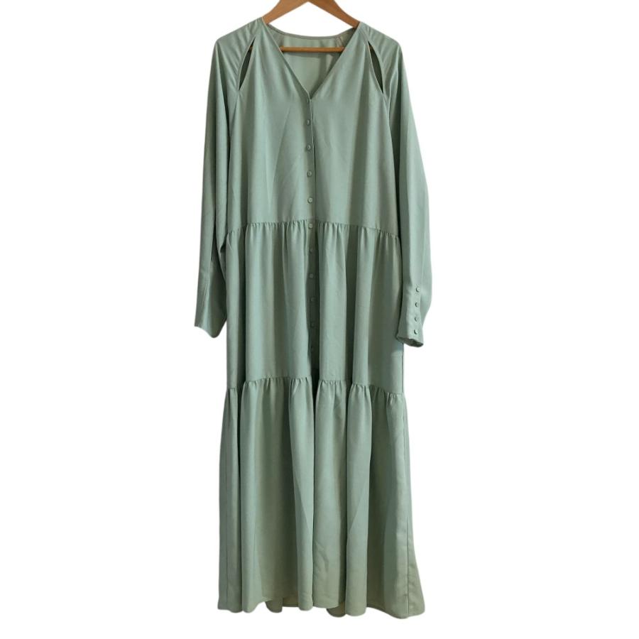 美品 LE CIEL BLEU ルシェルブルー カットアウト 長袖 ロング 
