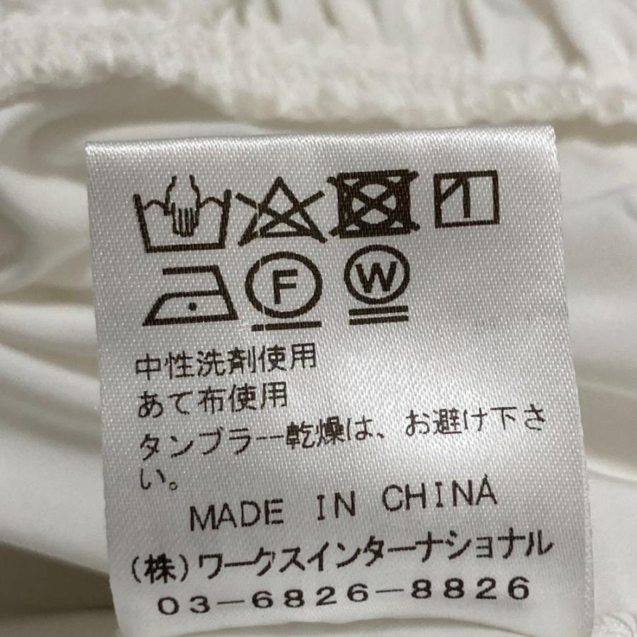 美品 22SS TSURU by MARIKO OIKAWA ツルバイマリコオイカワ pas de chat ドット オーガンジー ペプラム ブラウス F ライトブルー レディース 古着 中古 USED TSURU by Mariko Oikawa - 良品 22SS TSURU by MARIKO OIKAWA ツルバイ