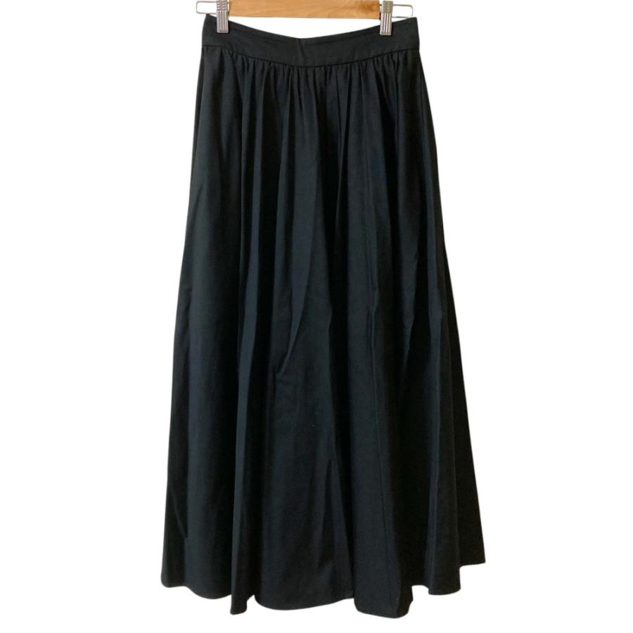 PATOU（パトゥ） 美品 24SS PATOU ギャザーロングスカート サイズ34