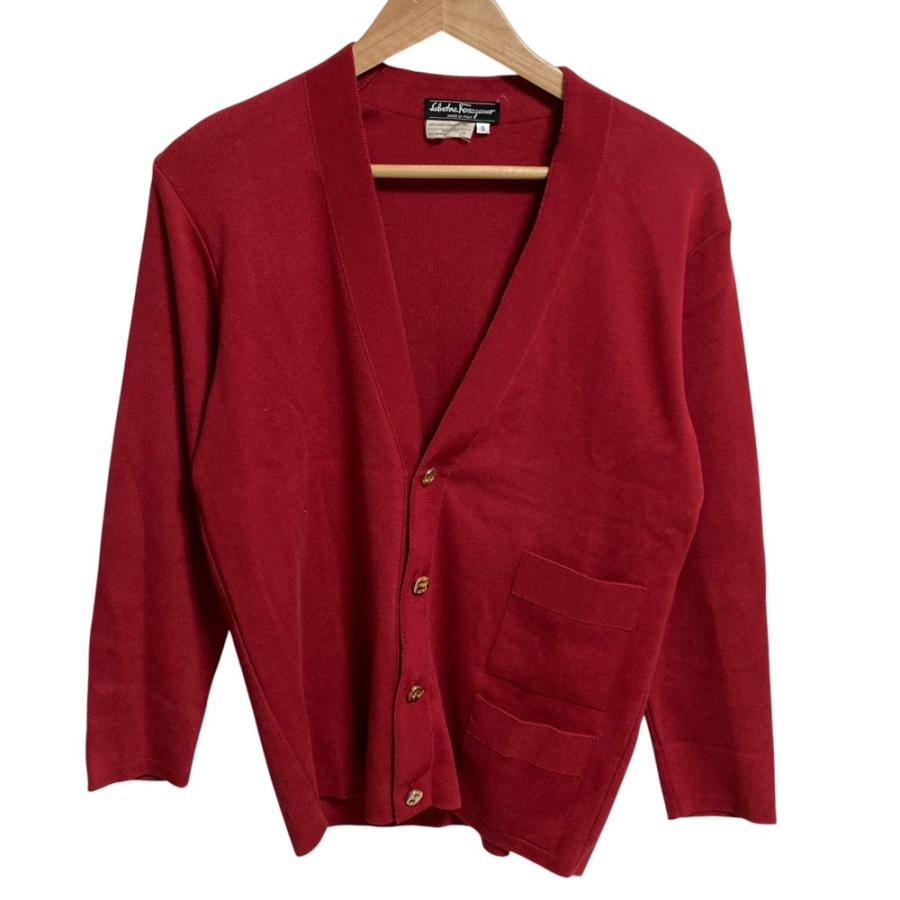 美品 Salvatore Ferragamo サルヴァトーレフェラガモ ニットポロシャツ