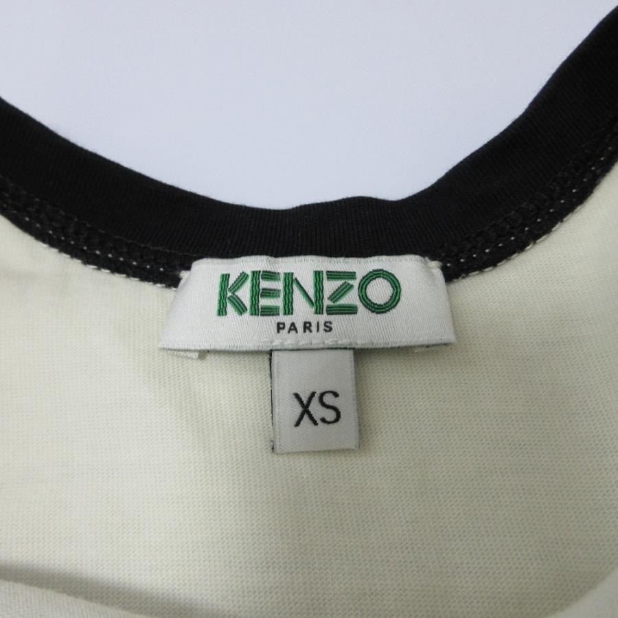 KENZO（ケンゾー） 浮世絵プリント バックリボン 半袖 ロング