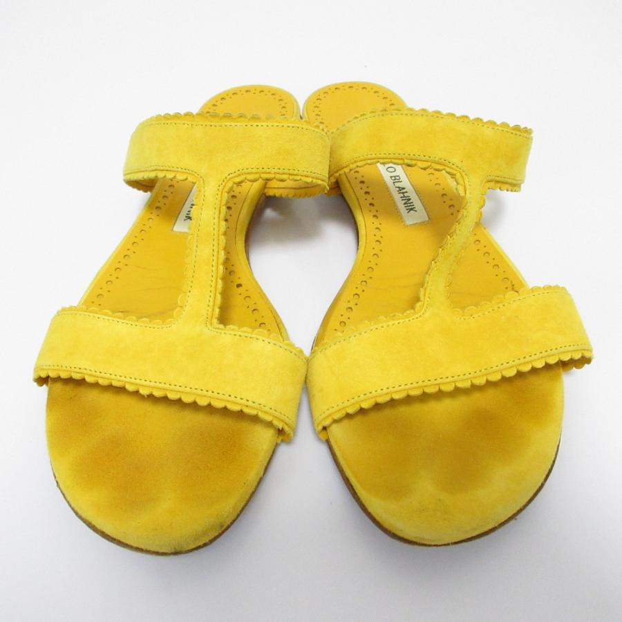 MANOLO BLAHNIK（マノロブラニク） 良品 アルタス スエード フラット
