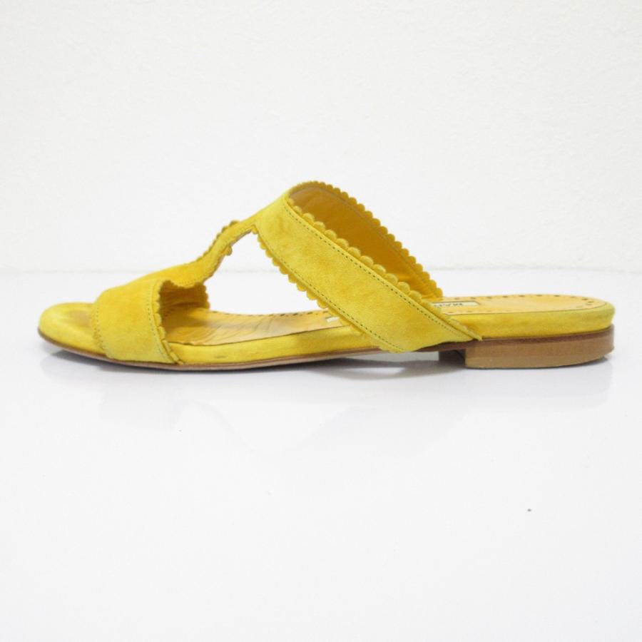 MANOLO BLAHNIK（マノロブラニク） 良品 アルタス スエード フラット
