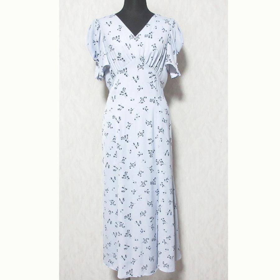 ワンピース herlipto Muguet-Printed Mermaid Dress 美品 Herlipto ハーリップトゥ Muguet-Printed Mermaid Dress