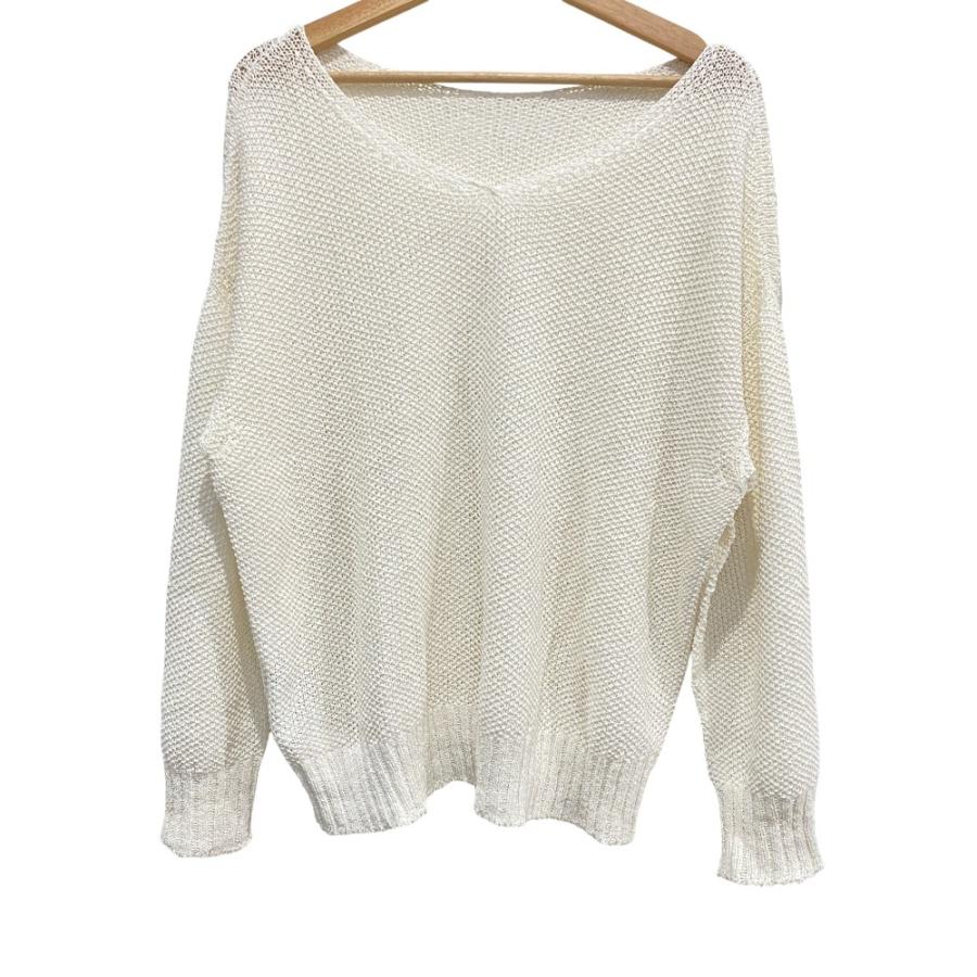 美品 25SS Spick and Span スピック&スパン ペーパーヤーン2wayルーズ