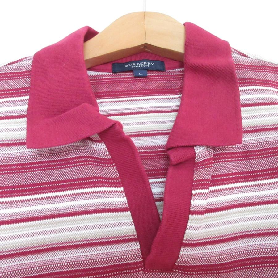 BURBERRY（バーバリー） 美品 バーバリーロンドン ボーダー ロゴ