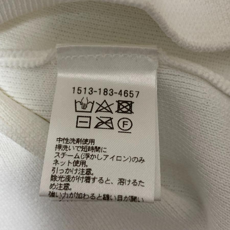 未使用 23SS UNITED ARROWS ユナイテッドアローズ チュール オーガンジー スリーブ ニット カットソー サイズF ホワイト レディース 古着 中古 USED UNITED ARROWS（ユナイテッドアローズ） 未使用 23SS UNITED ARROWS