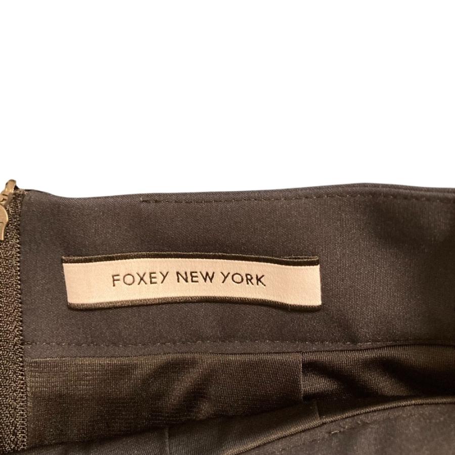 FOXEY NEW YORK 美品 フォクシーニューヨーク ミディ丈 ギャザー
