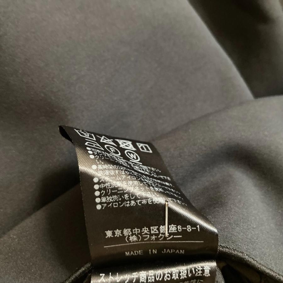 【タグ付き未使用品】フォクシーニューヨーク　スカート　フリルフラップ　黒　38 FOXEY(フォクシー) チュールスカート 41823 41823 ブラック