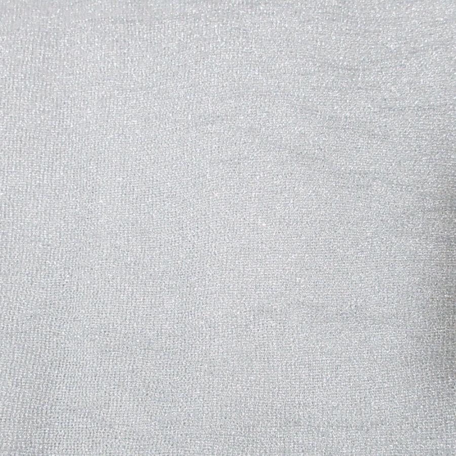 良品 BLAMINK ブラミンク ラメ18Gリブロングスリーブ シアーニット セーター 7913-230-0286 サイズ38 シルバーカラー レディース 古着 中古 USED BLAMINK 良品 ブラミンク ラメ18Gリブロングスリーブ シアーニット