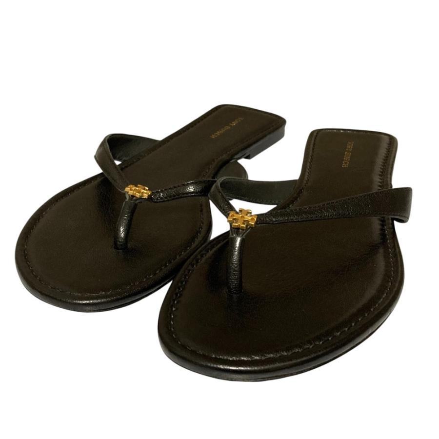 TORY BURCH（トリーバーチ） 美品 レザー トングサンダル サイズ7 1/2M