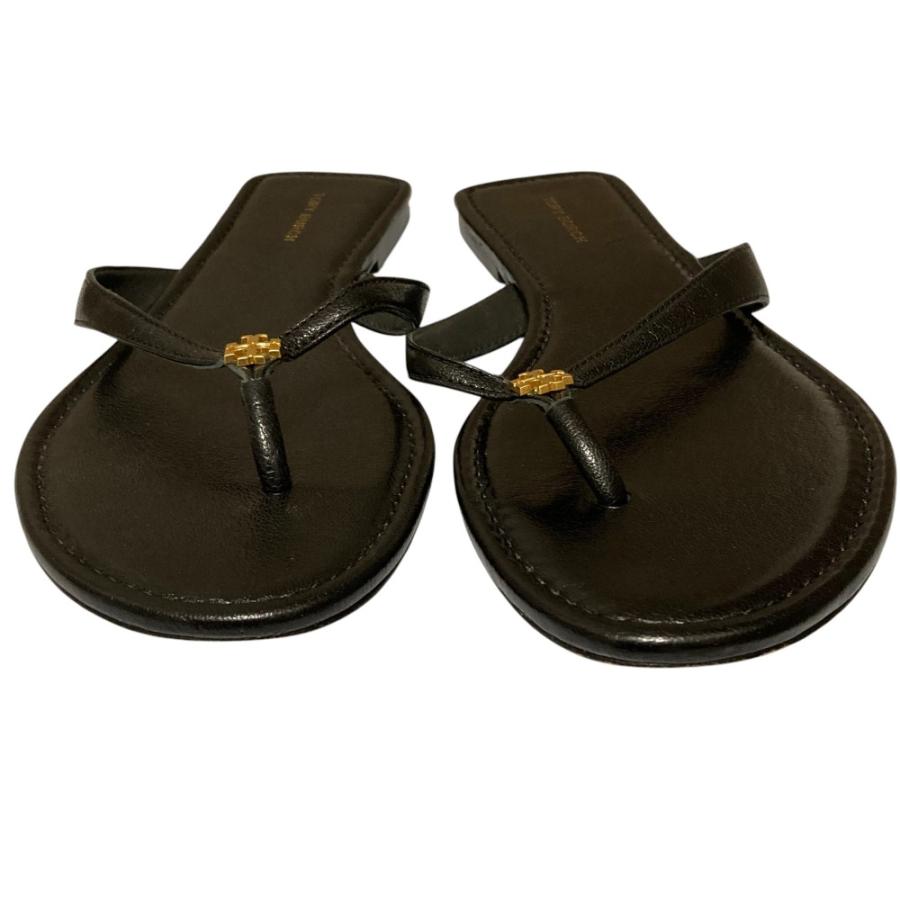 TORY BURCH（トリーバーチ） 美品 レザー トングサンダル サイズ7 1/2M