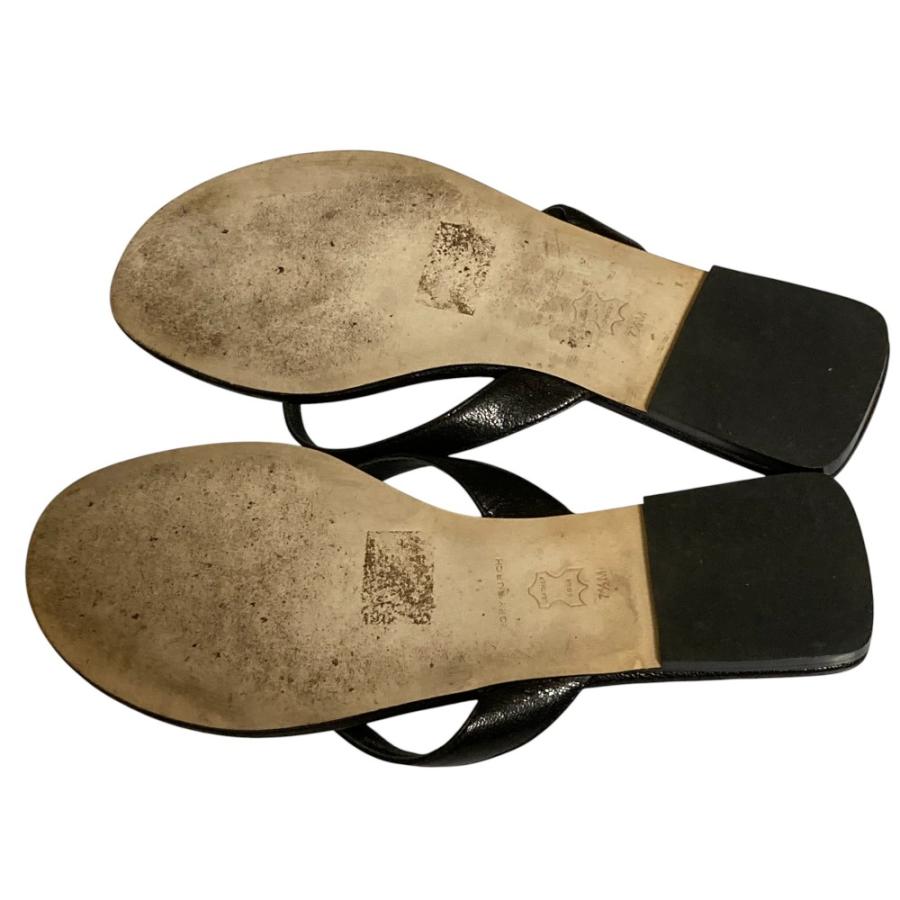 TORY BURCH（トリーバーチ） 美品 レザー トングサンダル サイズ7 1/2M