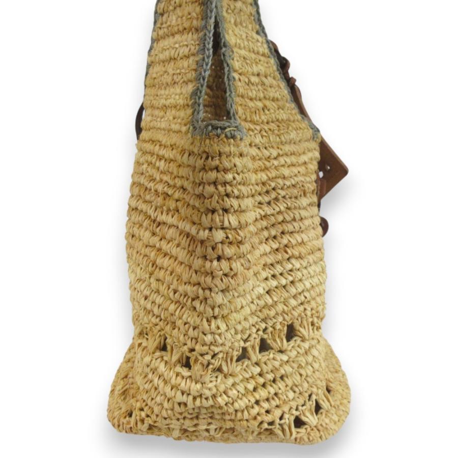 genten（ゲンテン） 未使用 Crochet raffia クロシェット ラフィア