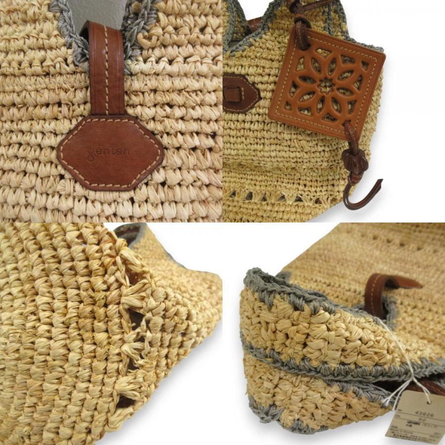 genten（ゲンテン） 未使用 Crochet raffia クロシェット ラフィア