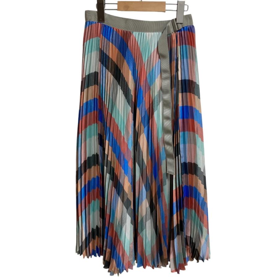 sacai（サカイ） 美品 Plaid Skirt プリーツラップスカート 22-06209