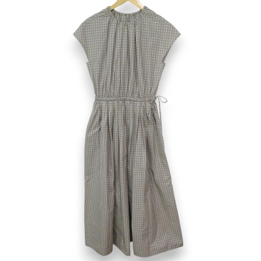 DRAWER（ドゥロワー） 良品 23SS DRAWER チェック柄 コットンギャザー