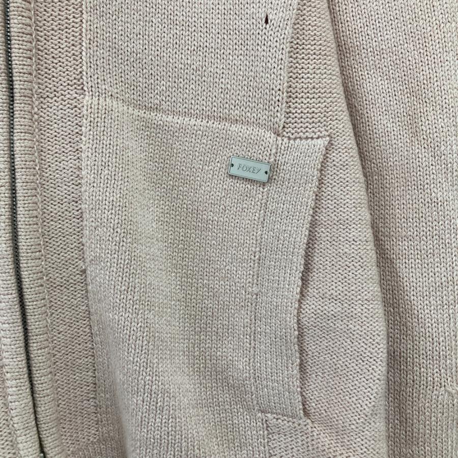 良品 FOXY フォクシー Lily Parka ニットパーカー 38050 サイズ38 ピンク レディース 古着 中古 USED FOXEY（フォクシー） 良品 FOXY Lily Parka ニットパーカー 38050