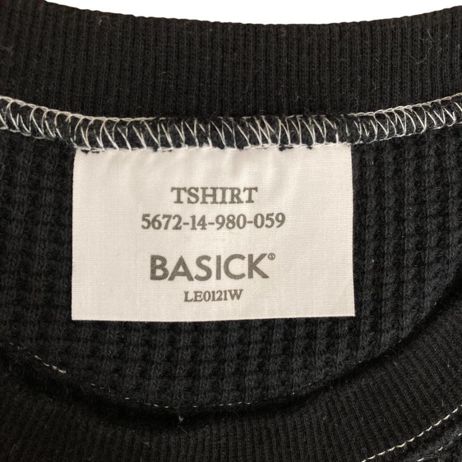 BASICKS（ベイシックス） 美品 オーガニックコットン サーマル Tシャツ 