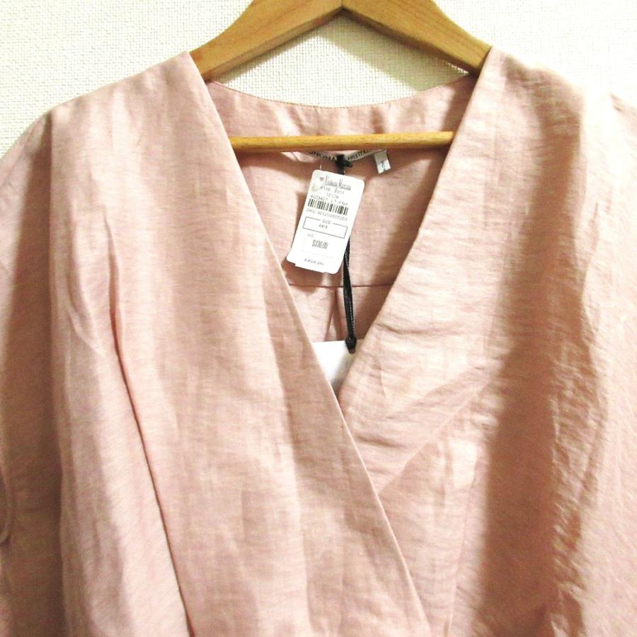 AGNONA（アニオナ） 未使用 ノースリーブ フレア カシュクールブラウス 