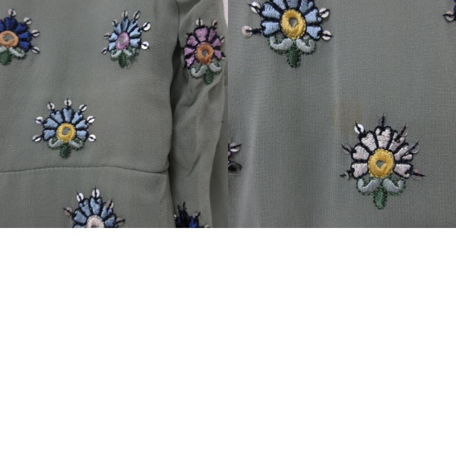 グレースコンチネンタル 刺繍　ロングワンピース　38 GRACE CONTINENTAL（グレースコンチネンタル） エスニック刺繍ロング