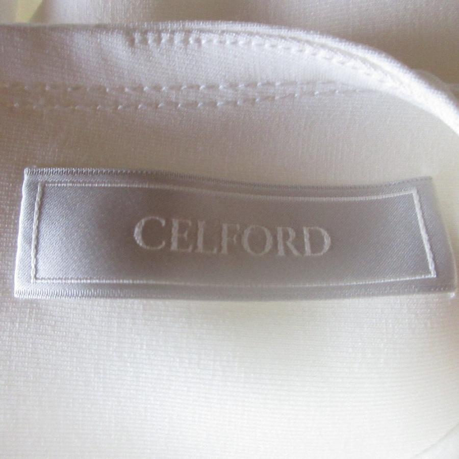 CELFORD（セルフォード） 良品 ハーフスリーブ ひざ丈 フィットアンド