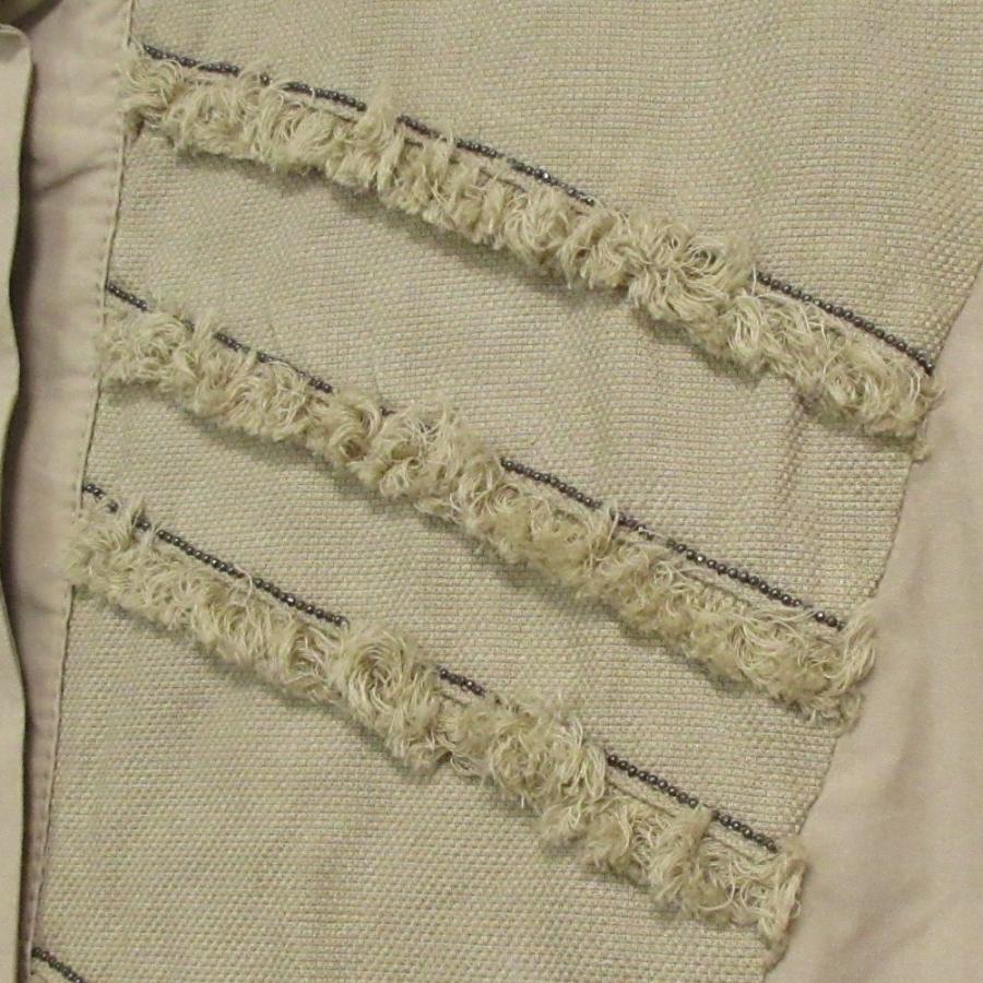 BRUNELLO CUCINELLI ベージュ長袖シャツ　モニーレ付き　XS Brunello Cucinelli Beige Cotton Western Shirt | Harrods US