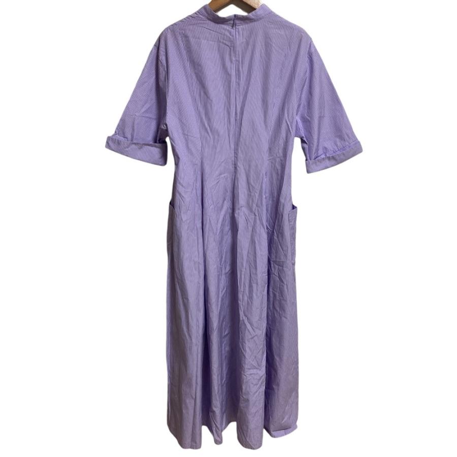 ebure 美品 24SS ebure エブール カラーストライプ シャツワンピース