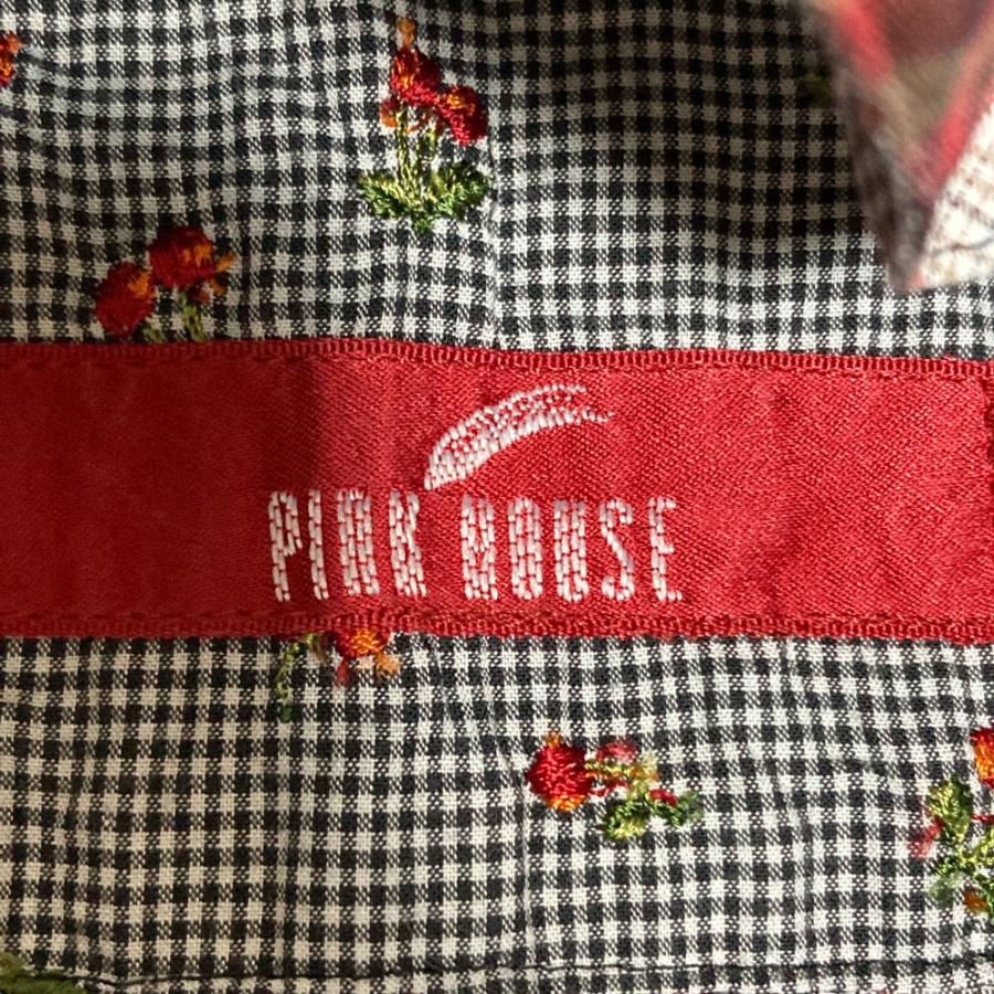 PINK HOUSE（ピンクハウス） 美品 パッチワーク チェック フラワー