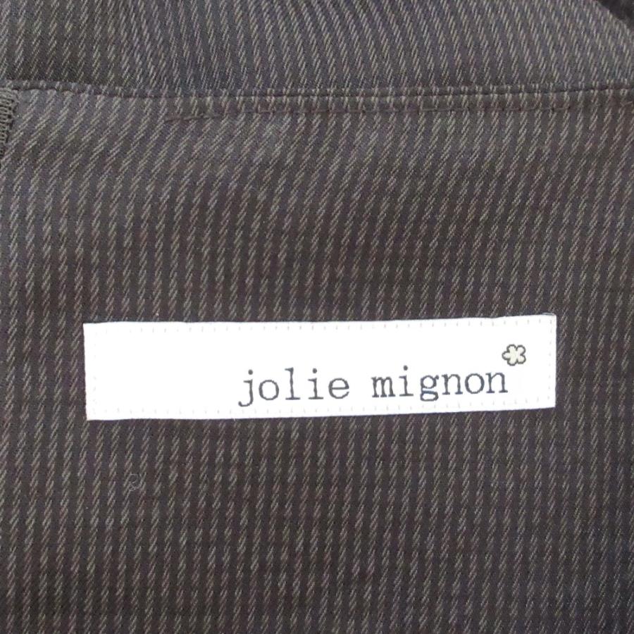 良品 jolie mignon ジョリーミニョン ストライプ柄 ノースリーブ