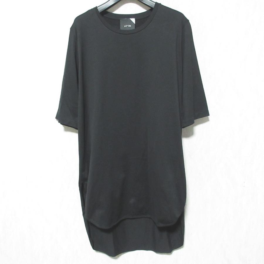 ATON（エイトン） 良品 21SS ATON ラウンドヘムTシャツ ロング