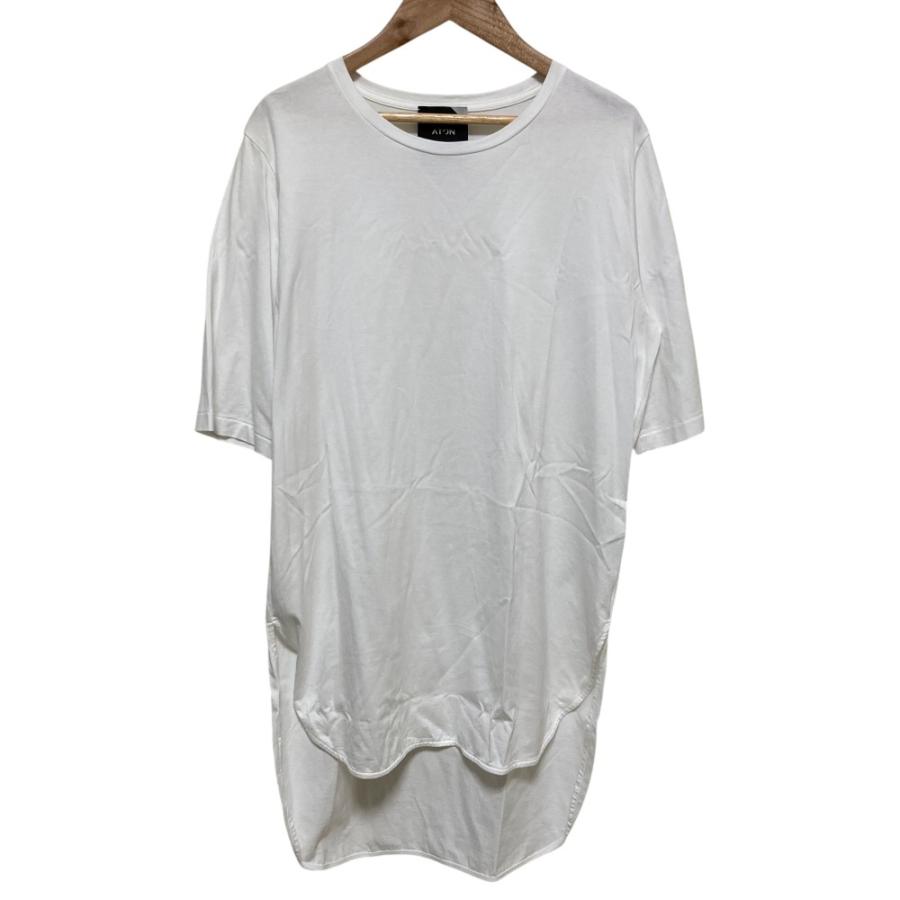 ATON エイトン 日本製 SUVIN 60/2 ROUND HEM S/S T-SHIRT ラウンドヘムTシャツ KKAGIM5016 02(M) WHITE 半袖 クルーネック トップス【新古品】【中古】【ATON】 ATON（エイトン） 新品同様 SUVIN 60/2 ROUND HEM T-SHIRT ラウンド