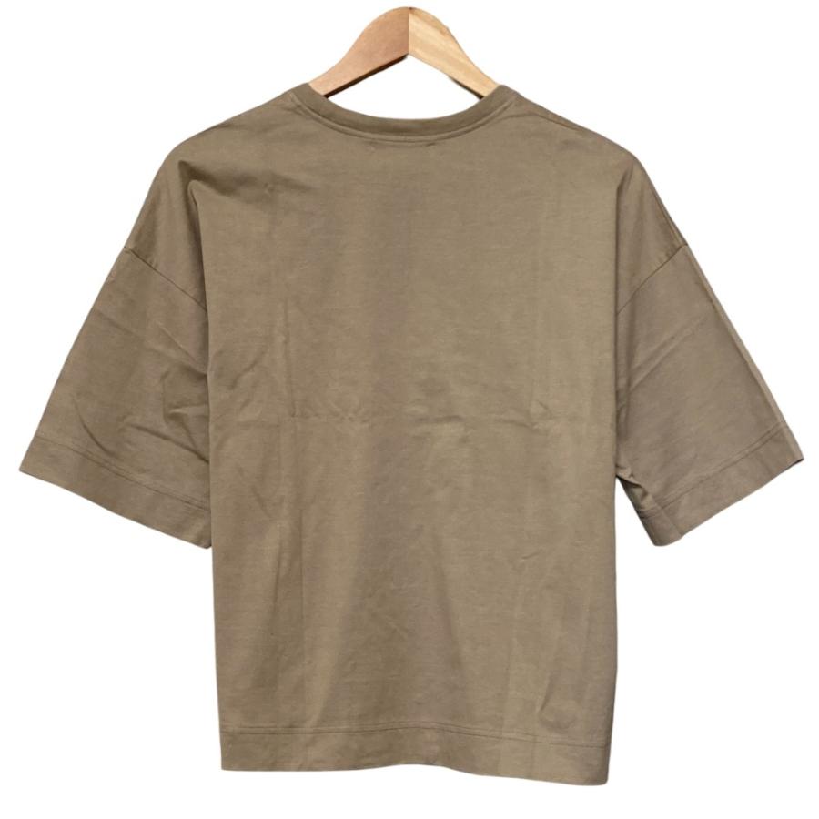 ebure 美品 エブール クルーネック ハーフスリーブ カットソー Tシャツ 