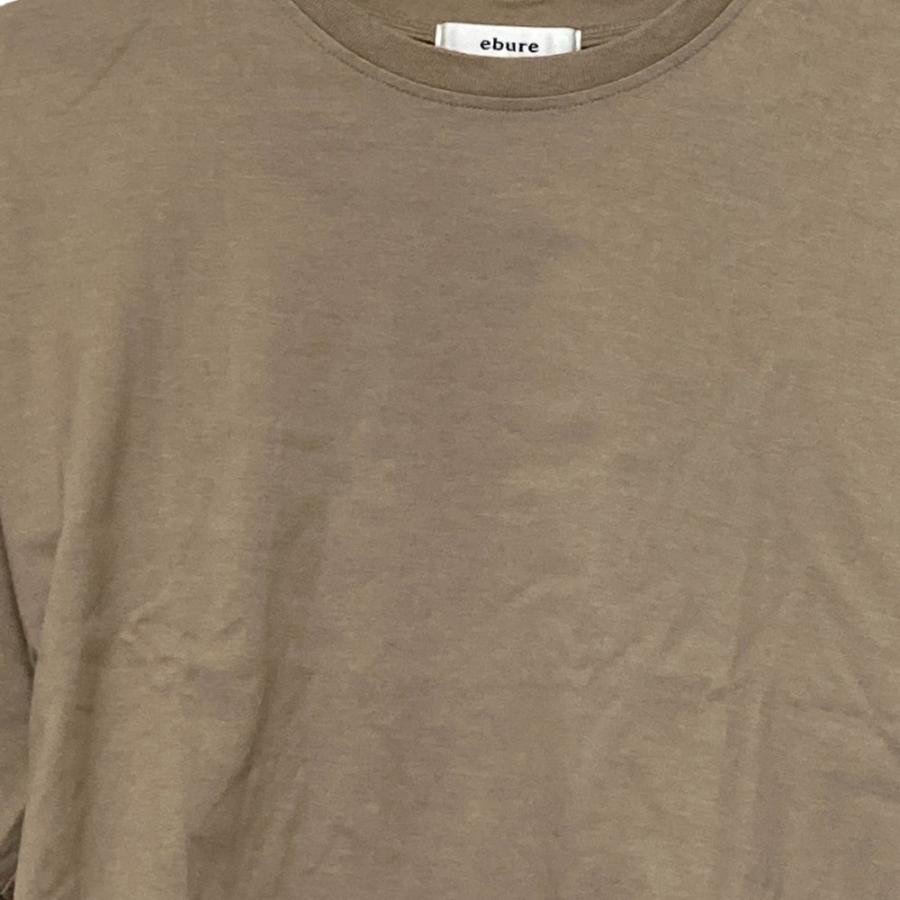 ebure 美品 エブール クルーネック ハーフスリーブ カットソー Tシャツ 