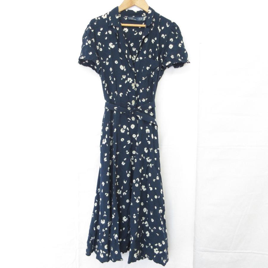 ラルフローレン 半袖フラワープリントワンピース 新品未使用 美品 Polo by Ralph Lauren ポロラルフローレン フラワープリント 半袖