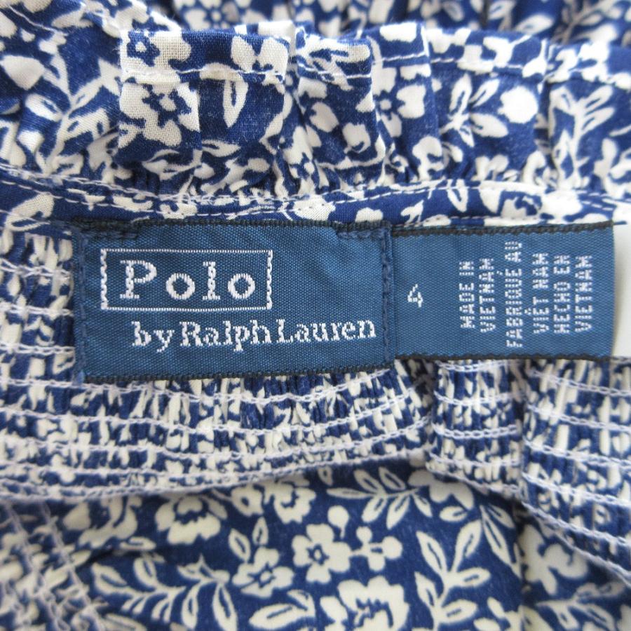 美品 Polo by Ralph Lauren ポロラルフローレン フラワープリント 半袖