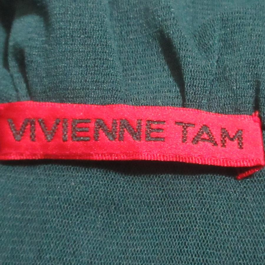 良品 VIVIENNE TAM ヴィヴィアンタム パワーネット チュニックブラウス 015-240957 サイズ0 グリーン レディース 古着 中古 USED 良品 VIVIENNE TAM ヴィヴィアンタム パワーネット チュニックブラウス