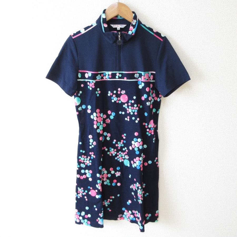 美品 レオナールスポーツ 膝丈ワンピース 44 【公式通販】