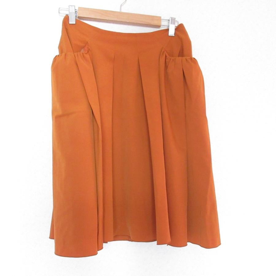 FOXEY NEW YORK 良品 フォクシーニューヨーク ストレッチ プリーツ 