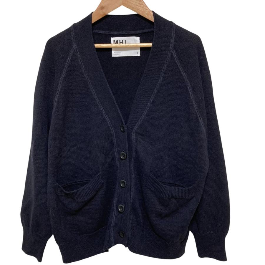 超美品☆MHL コットンカーディガンLサイズ MARGARET HOWELL（マーガレットハウエル） 美品 24SS MHL. MARGARET