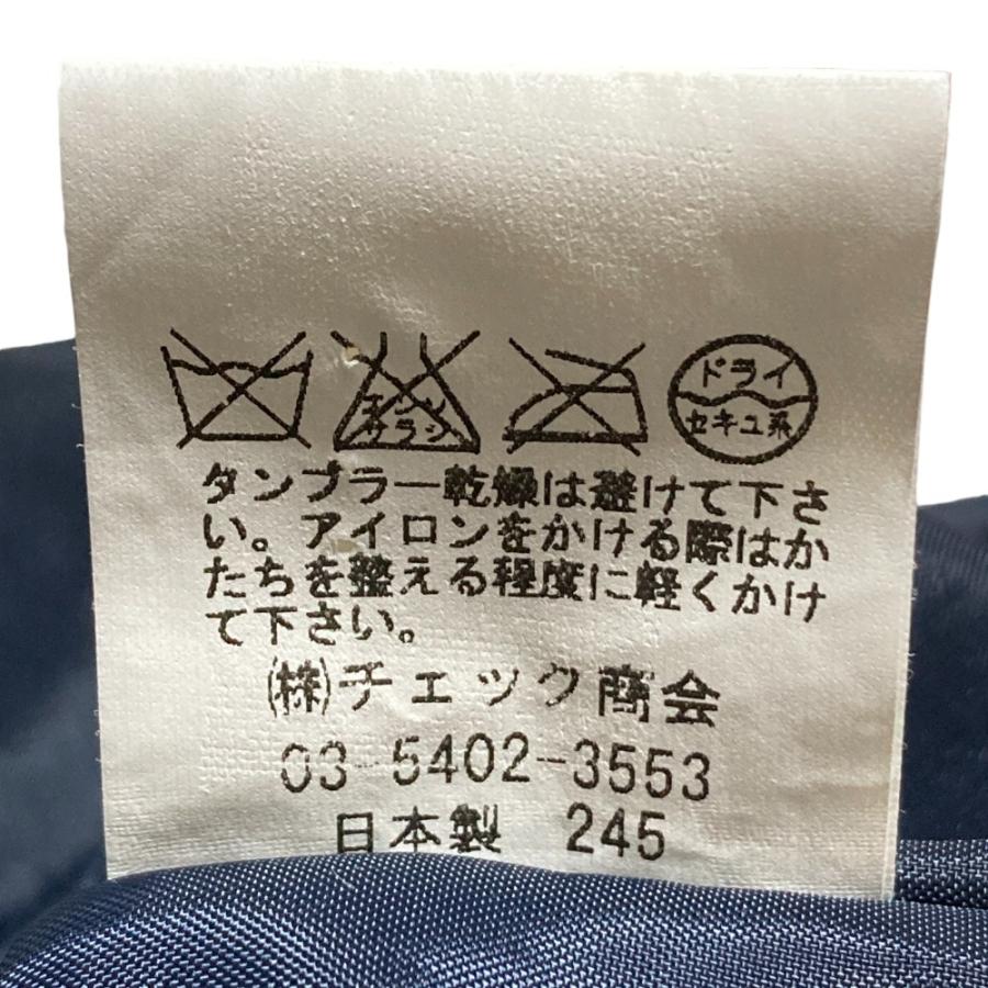 美品 YORKLAND ヨークランド チェック柄 シワ加工 ノースリーブ ひざ丈