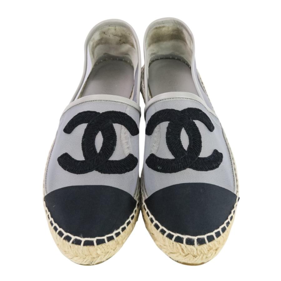 CHANEL（シャネル） 美品 ココマーク メッシュ エスパドリーユ