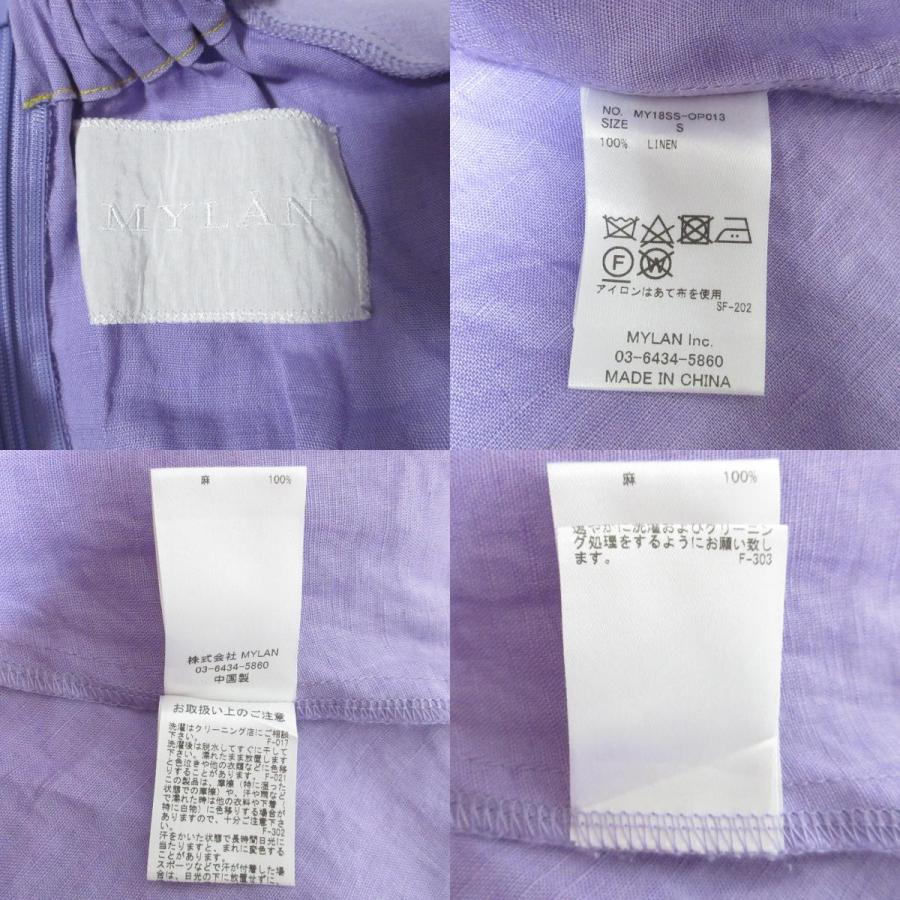 MYLAN マイラン ブラウス M 紫 【古着】【中古】【送料無料】 MYLAN マイラン ブラウス M 紫 【古着】【中古】【送料無料】の通販 by