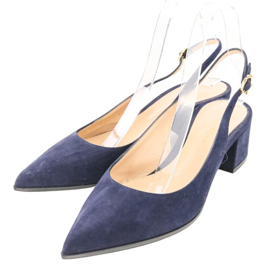 Gianvito Rossi（ジャンヴィト ロッシ） 美品 PIPER SLING 45 スエード