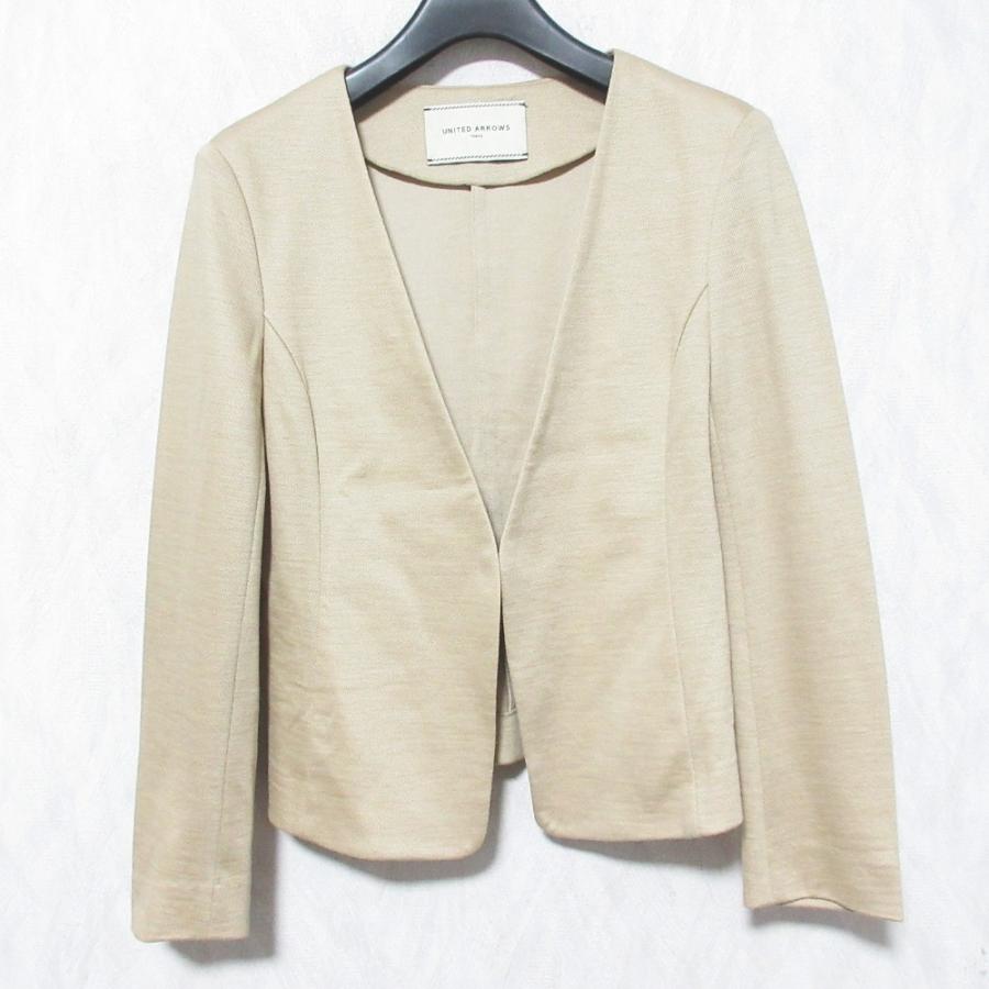 UNITED ARROWS（ユナイテッドアローズ） 美品 リネン ノーカラー