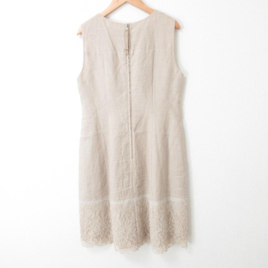 FOXEY（フォクシー） 良品 Linen Dress レース ノースリーブ