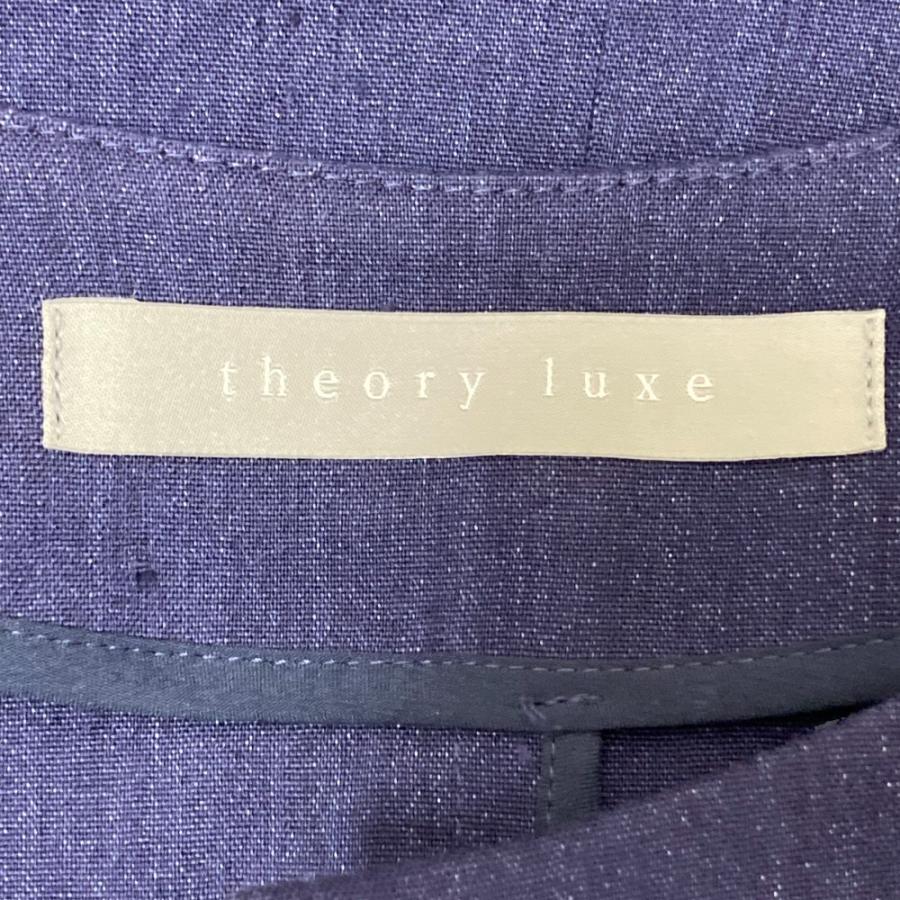 theory luxe（セオリーリュクス） 美品 リネン ノーカラーコート