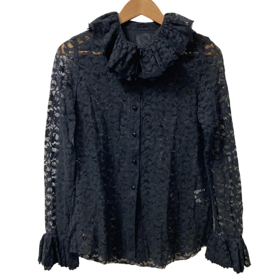 ANNA SUI シアーシャツ ジャケット ブラック SENSE OF PLACE | ANNA 