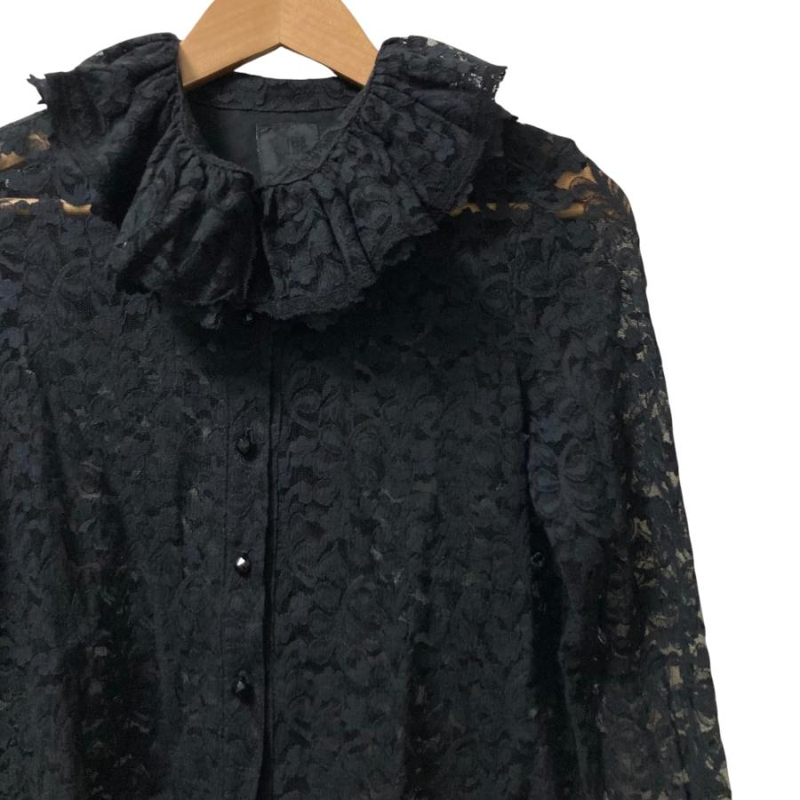 ANNA SUI（アナスイ） 美品 フラワーレース 長袖 シアーシャツ サイズ2 